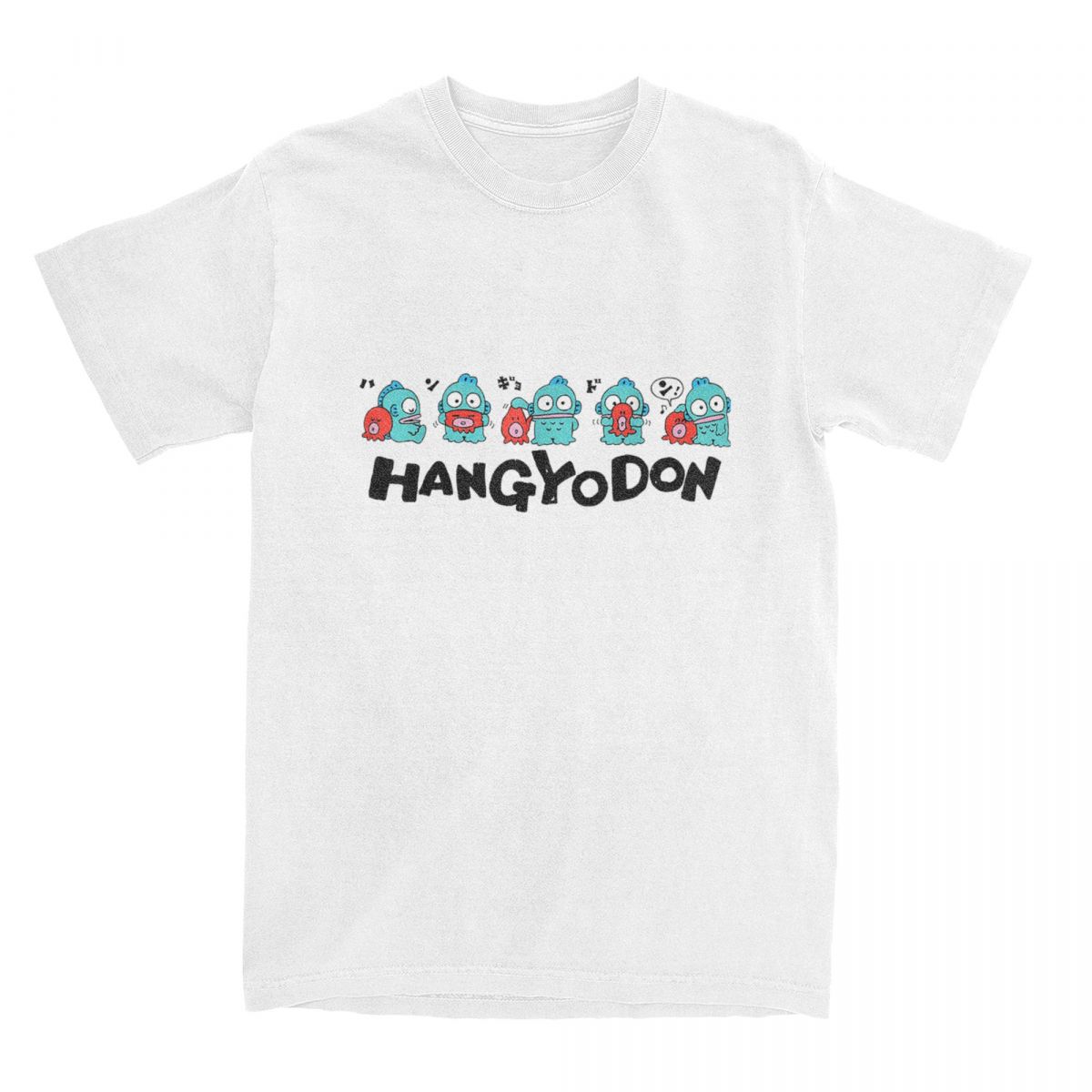

Hangyodon And Friends T Shirt Stylish Streetwear Men Women Casual Short Sleeve Oversized Cotton Harajuku Versatile Unisex Tops 4XL