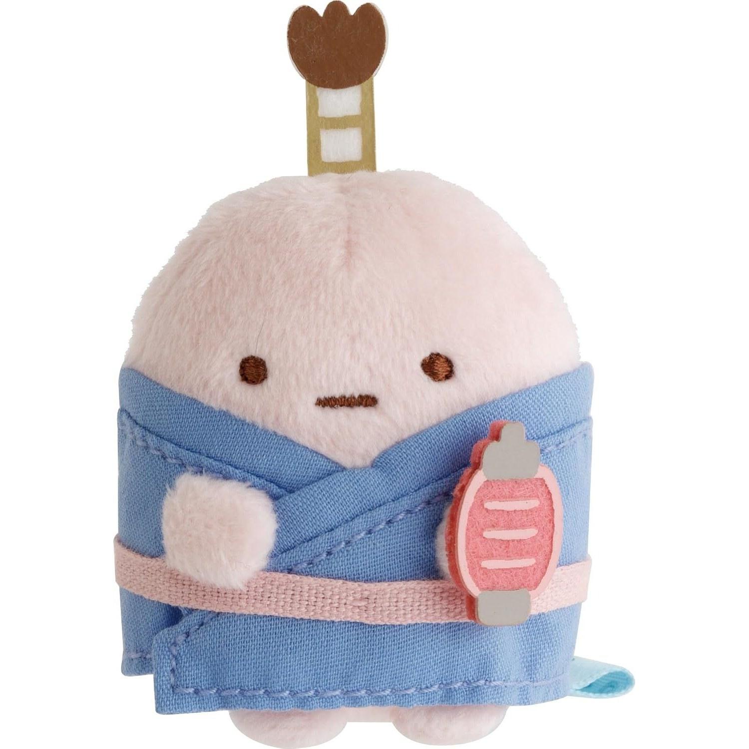 San-X Sumikkogurashi Ninja Tenori Plush Toy Tapioca (Pink)