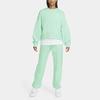Nike Sportswear Essentials Knitted Sweatpants Women's Tranquil Cucumber Green Moderate Cuffed Pants BV4090-390