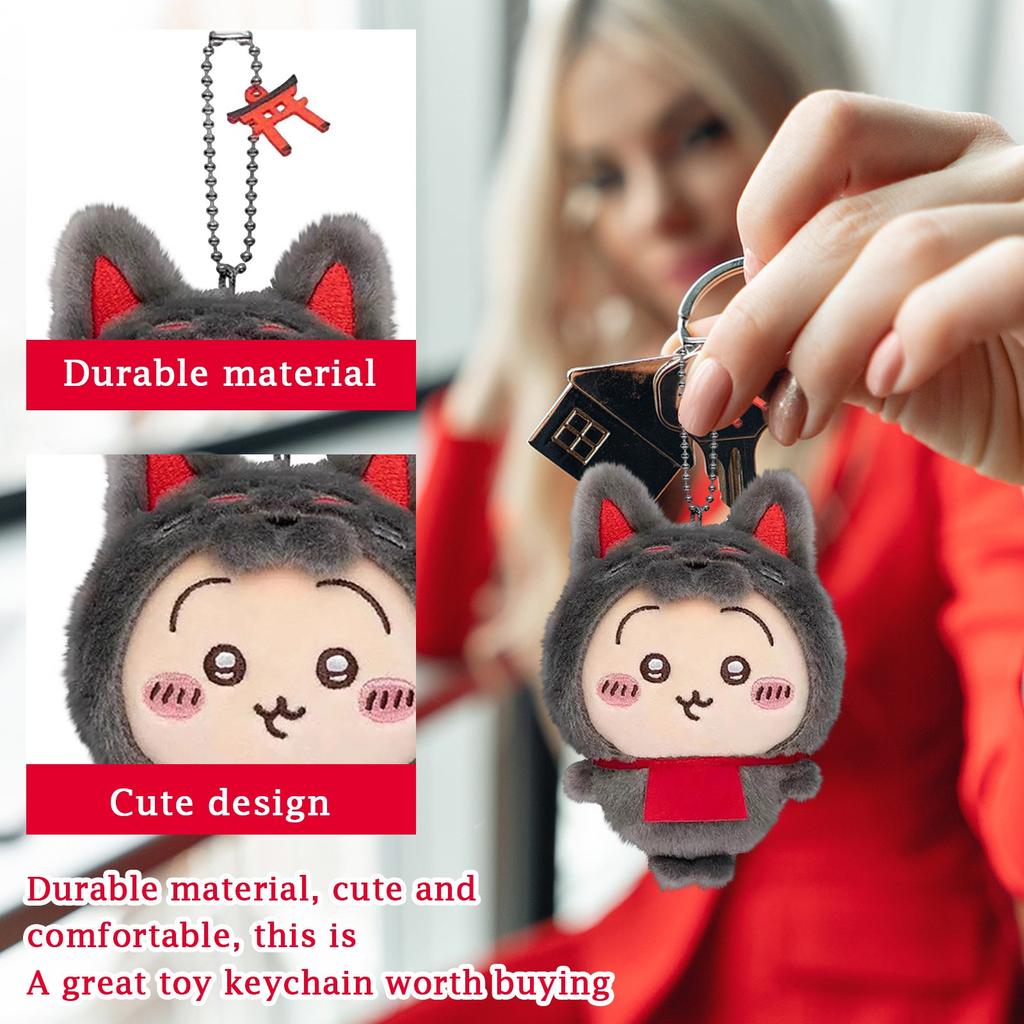 Desen animat Păpușă Drăguță Jucărie de Pluș Breloc Pandantiv Mic