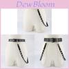 Harajuku Dunkles Mädchen Punk Gothic Doppelreihiger Schnallen Gürtel Für Damen Mit Metallnieten