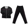 Women's Sauna Suit Body Shaper Long-Sleeve Fitness Set for Running & Outdoor Exercise