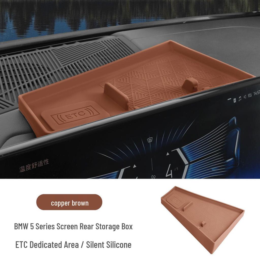 Caixa de Armazenamento de Silicone para Série 3, 5, 7 & X3, X5, X6, X7 da BMW - Console Central