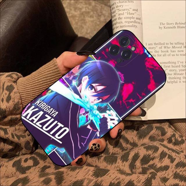 Sword Art Online Phone Case For Iphone 8 7 6 6s Plus X Se 2020 Xr Xs 14 11 12 13 Mini Pro Max Mobile Case
