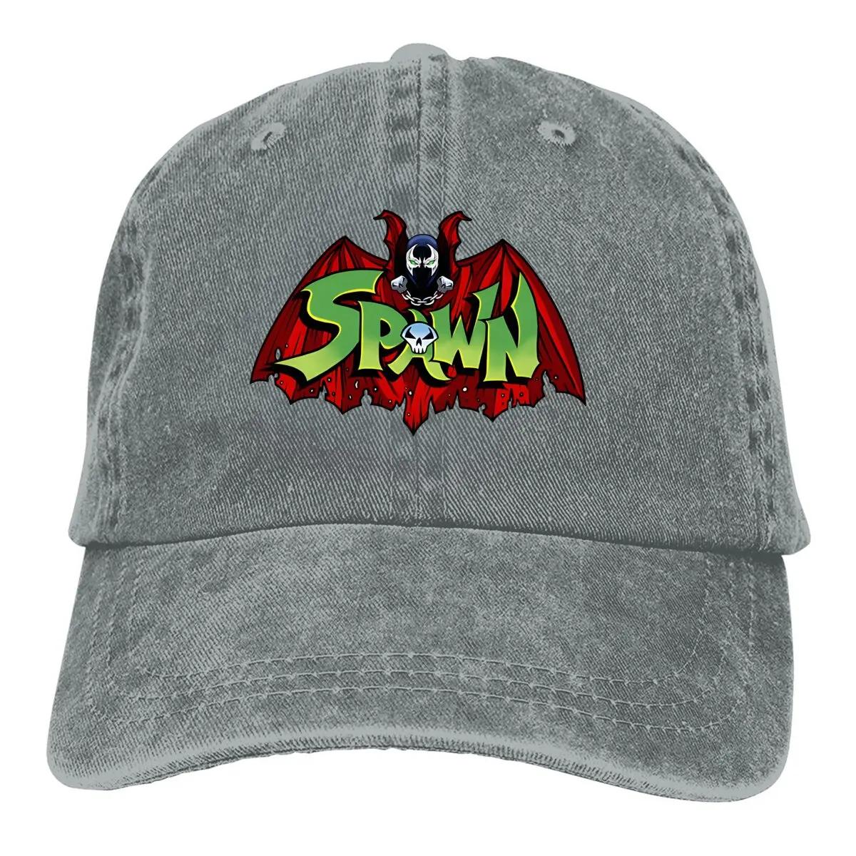Washed Unisex s Baseball Cap Spawn-Bat Trucker Snapback Caps Dad Hat Spawn Comic Golf Hats Adjustable& 8Y