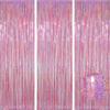 1/2/3Pack Glitter Party Backdrop Metallic Foil Tinsel Fringe Curtain Birthday Wedding Graduations Decoration Anniversary Photo. 5