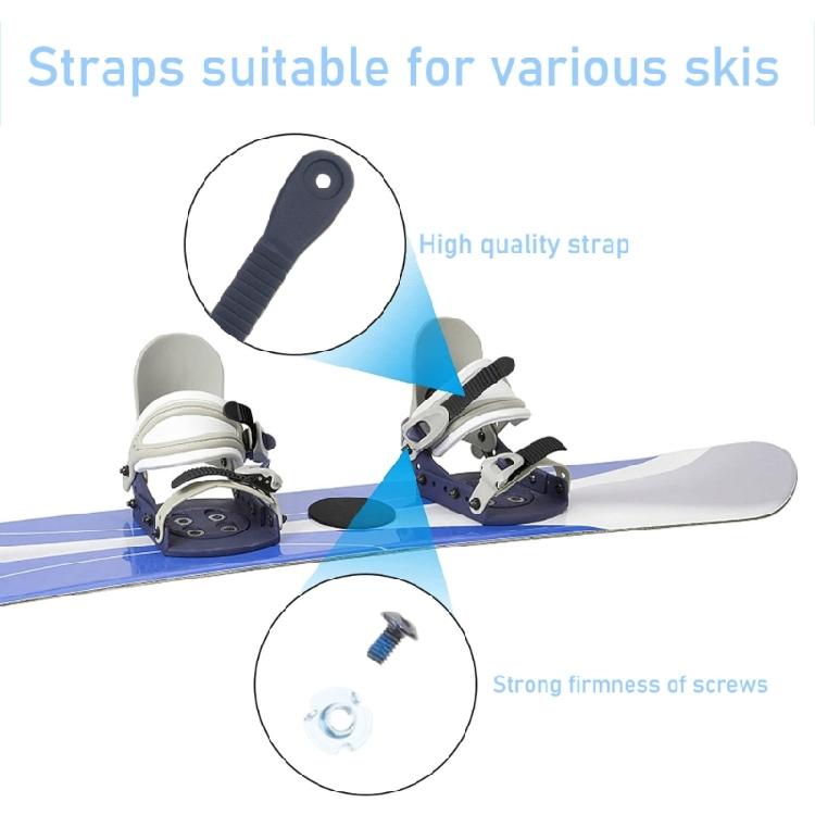 Cinturino di ricambio per scaletta per attacchi da snowboard, cinturino per caviglia da snowboard, cinturino resistente per puntale per attacchi da snowboard