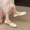 Fashion 2025 Summer Autumn New Designer Shoes for Women Solid Color PU Leather Shoes Ladies Fashion Casual Low Heel Flats Woman