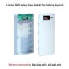 6-Cell Solderless Power Bank Kit with Dual Input and LED Display