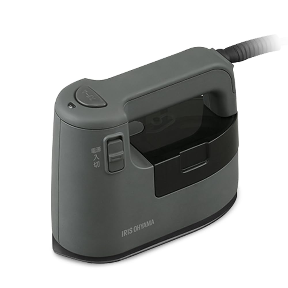 

up in 35 Iris Ohyama Iron Steam Iron Lightweight Clothes Steamer Press Iron Ash [Starts seconds] IRS-02-HA чорний