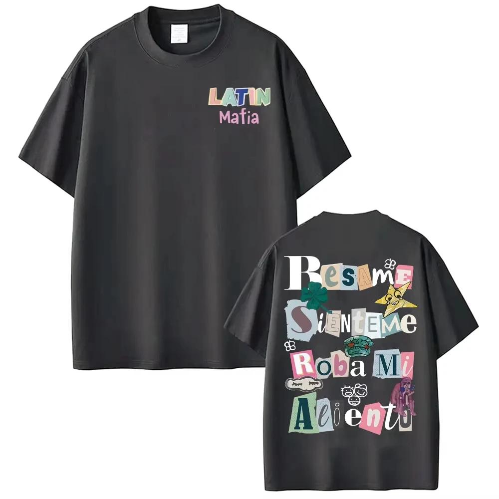 Rock Band Latin Mafia Album Printed T Shirts Men Women Cotton High Quality Tshirts Fashion Punk Hip Hop New Tshirts Streetwear