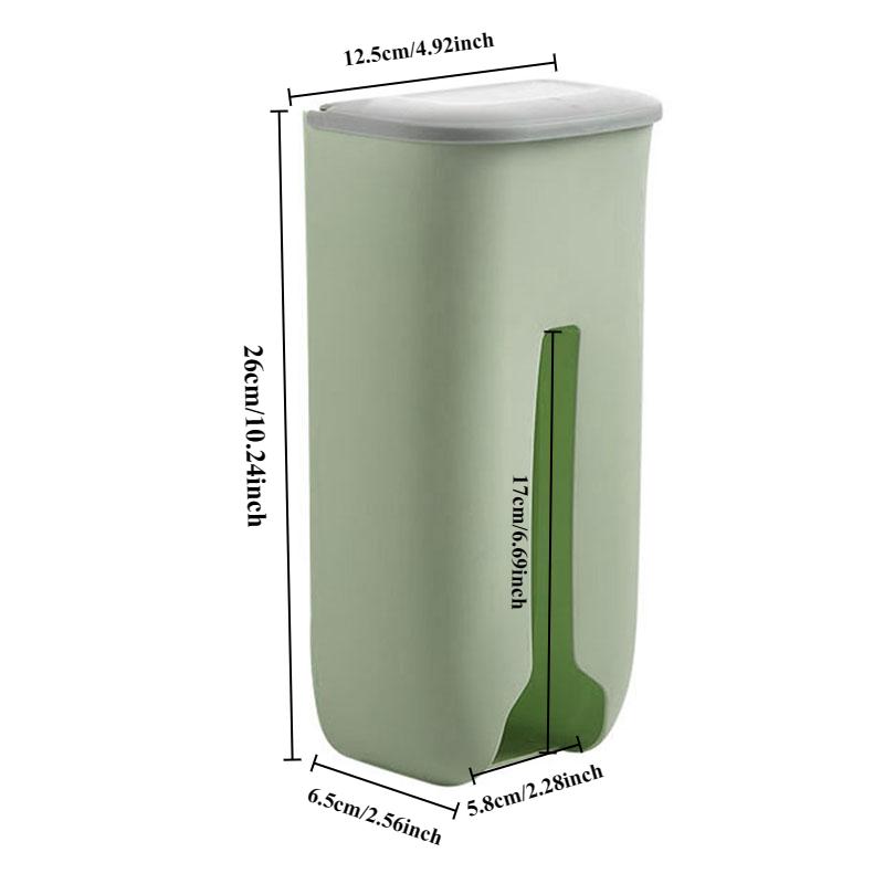 Kreatywny uchwyt na worki ścienny pudełko do przechowywania worków na śmieci w kuchni wielofunkcyjny organizer