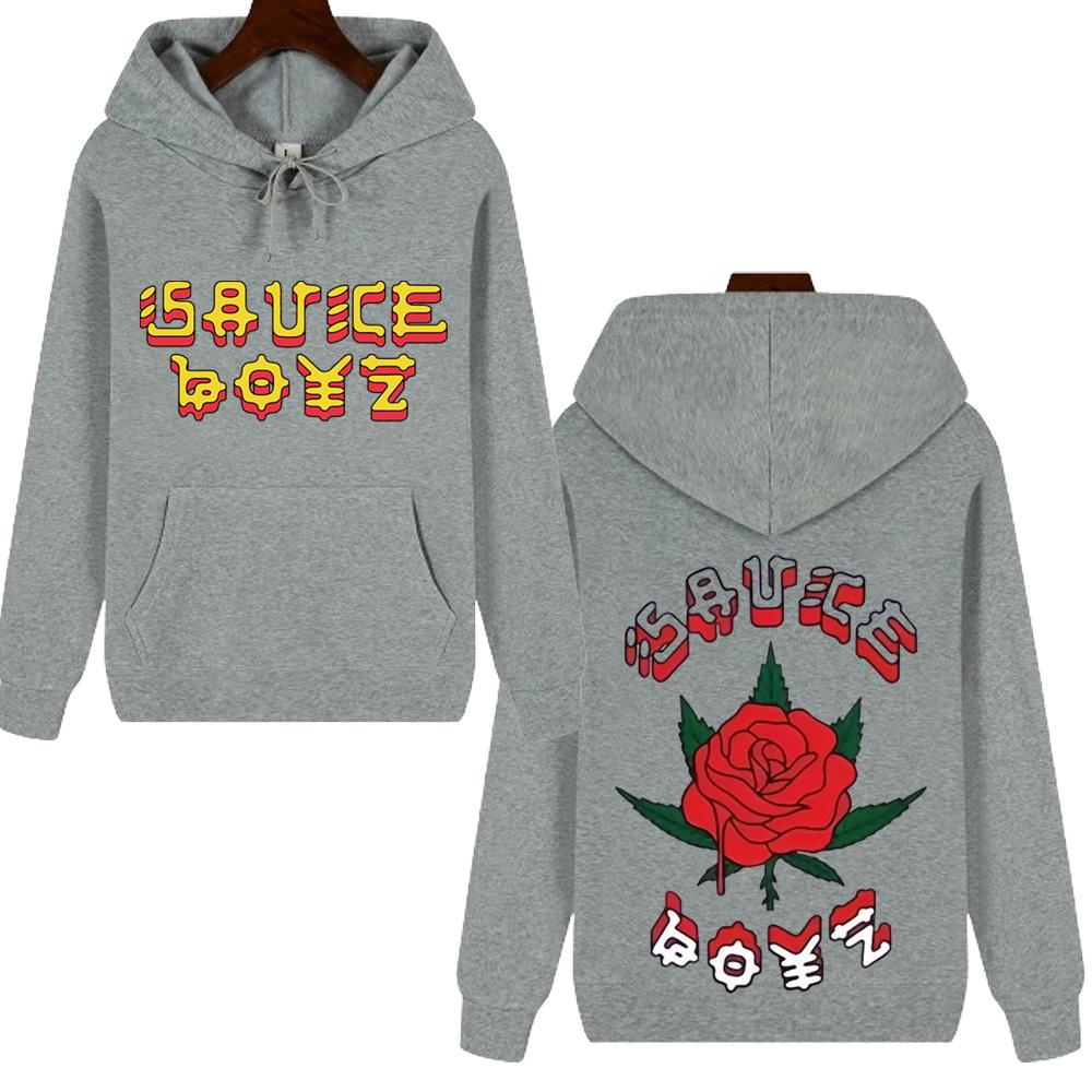 Men Spring And Autumn Long Sleeve Hoodie Fashion Trend Pattern Printed Pullovers Fleece Warm Couple Hoodie Streetwear