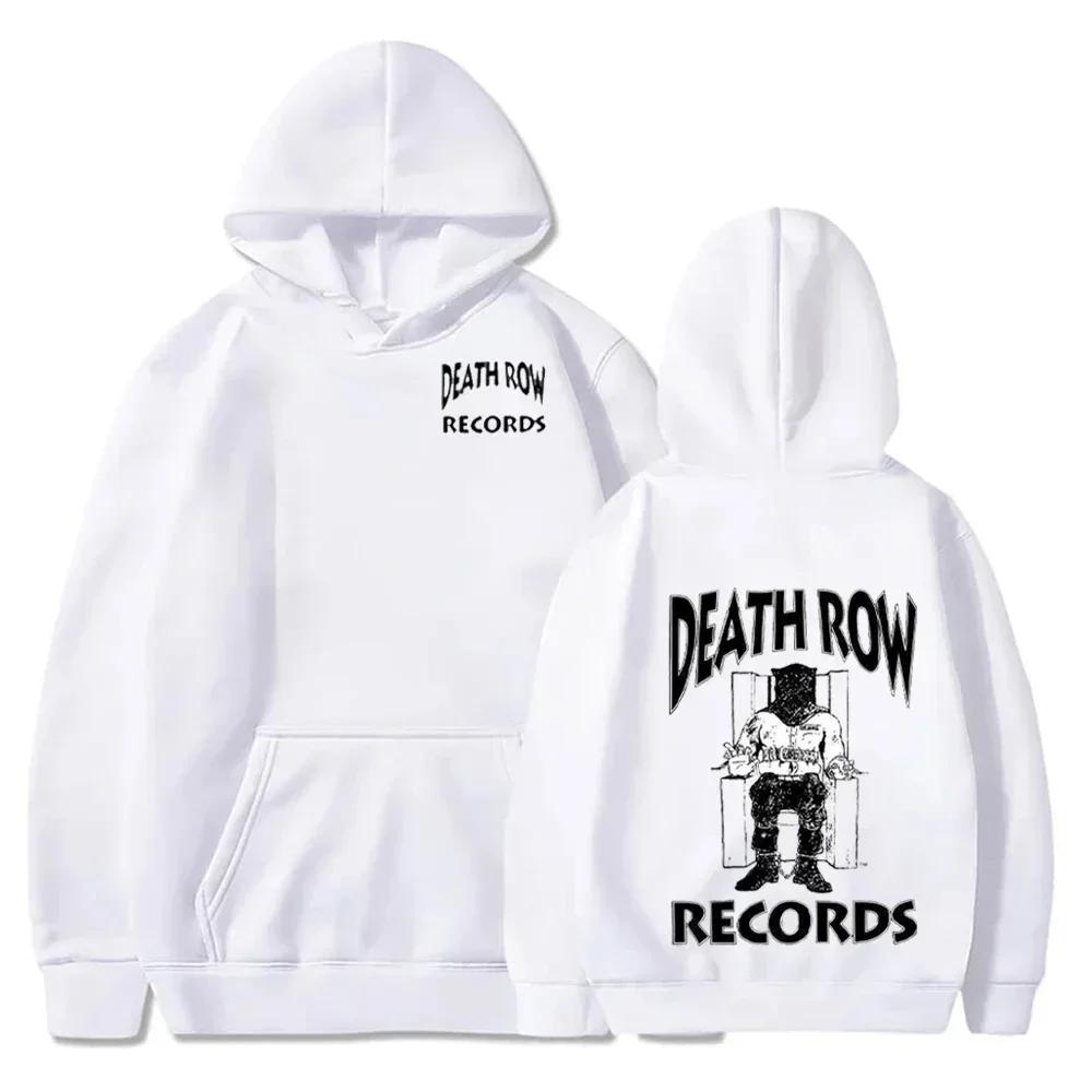 Modische Herbst- und Winter-Hoodies für Damen und Herren, Death Row Records Sweatshirts, Wollpullover, Hip-Hop Streetwear Oberteile