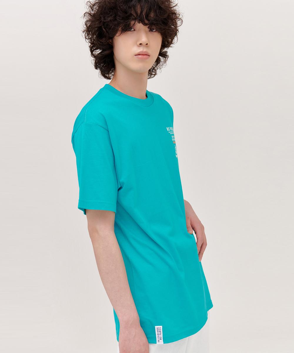 Nupak Color House Logo T-Shirt - Mint (Men) Large