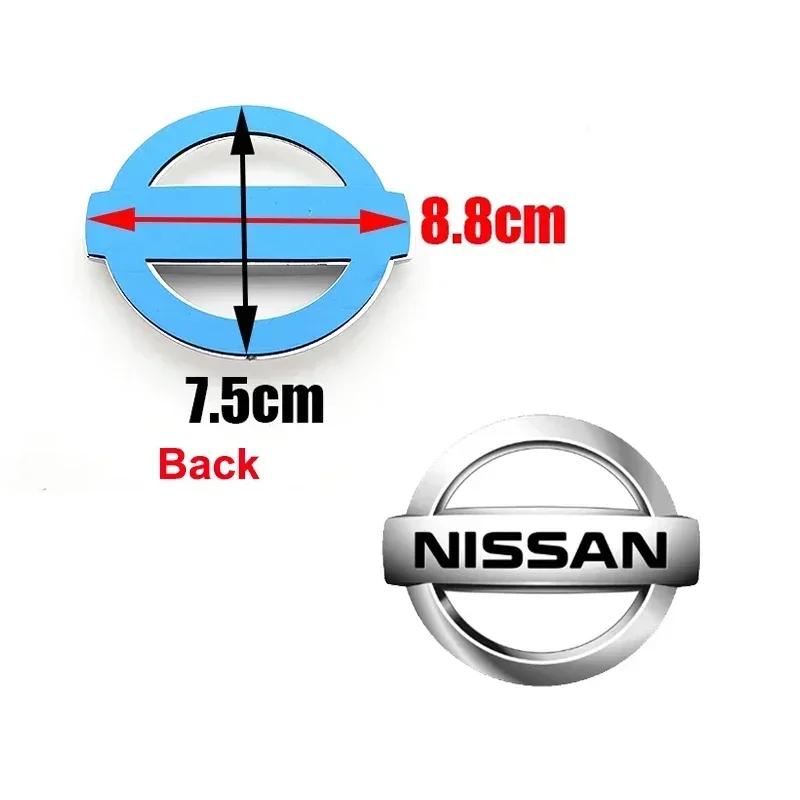 New Car Front Rear Logo Silver Emblem Nissan Qashqai X-Trail Kicks Juke Leaf Micra Patrol Maxima Murano Altima Teana Versa L