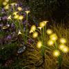 Ground Plug Solar Daisy Lights LED Solar Lamp Outdoor Garden Lights Solar Powered