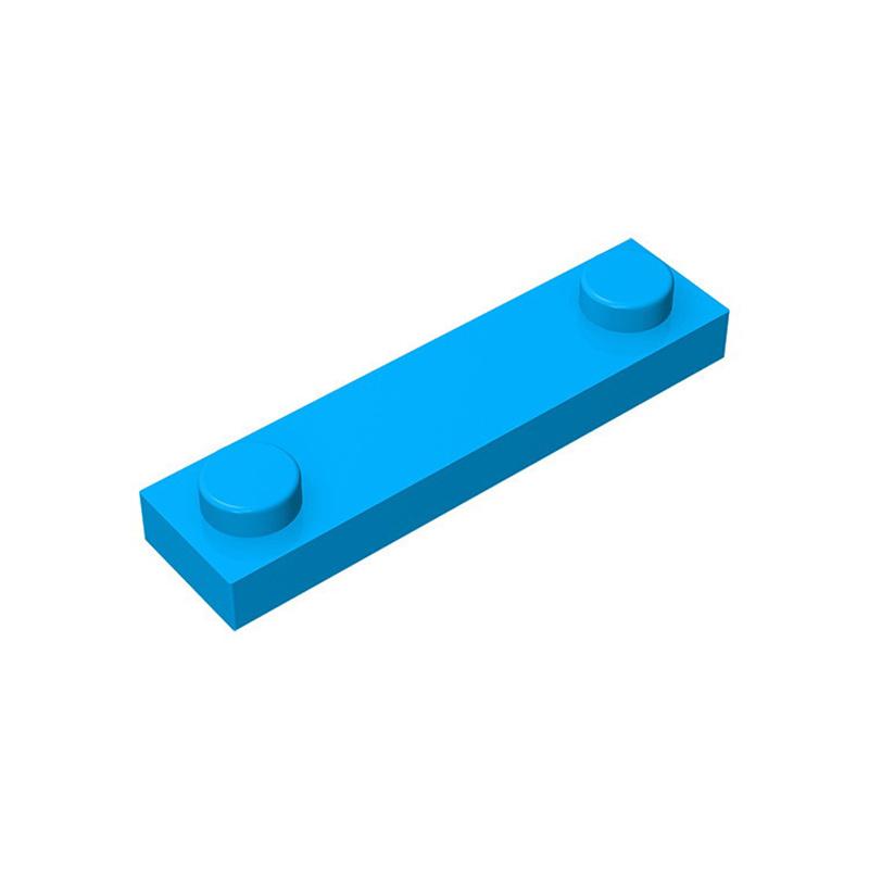 50 Stück 92593 Modifizierte 1x4 Steine mit 2 Noppen Kollektionen Großpackung Modulare GBC Spielzeuge Für Technical MOC DIY Bausteine Kompatibel