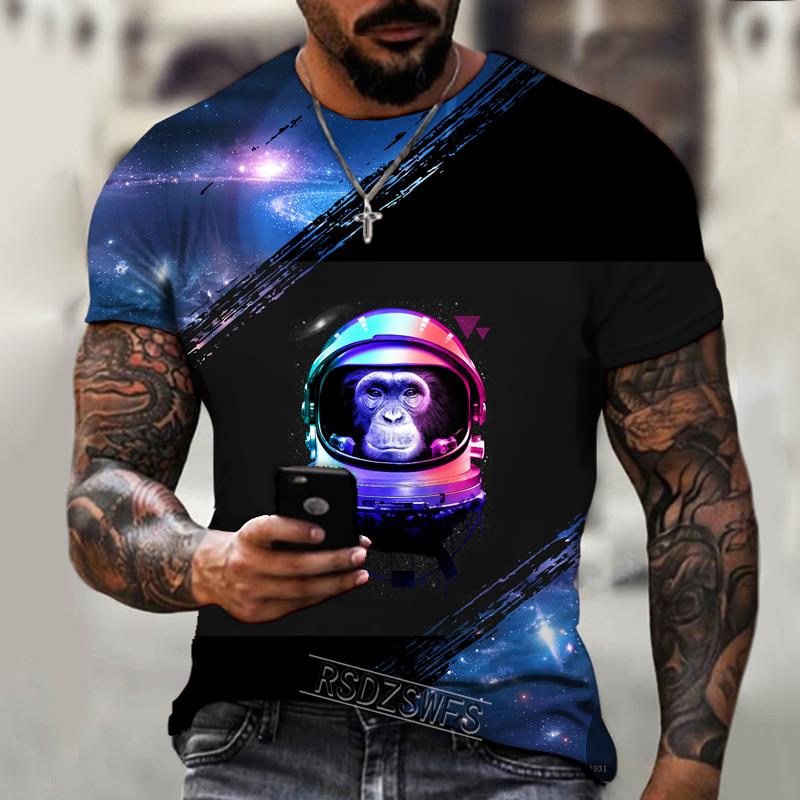 

Футболка мужская и женская с принтом «Животное Тигр» 3D, высококачественный полиэстер из лайкры, короткий рукав, свободный летний топ 6XL