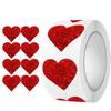 500Pcs Red Pink Heart Stickers for Valentines Day Wedding Gift Packing Bag Packaging Labels Love Scrapbooking Diy Stickers