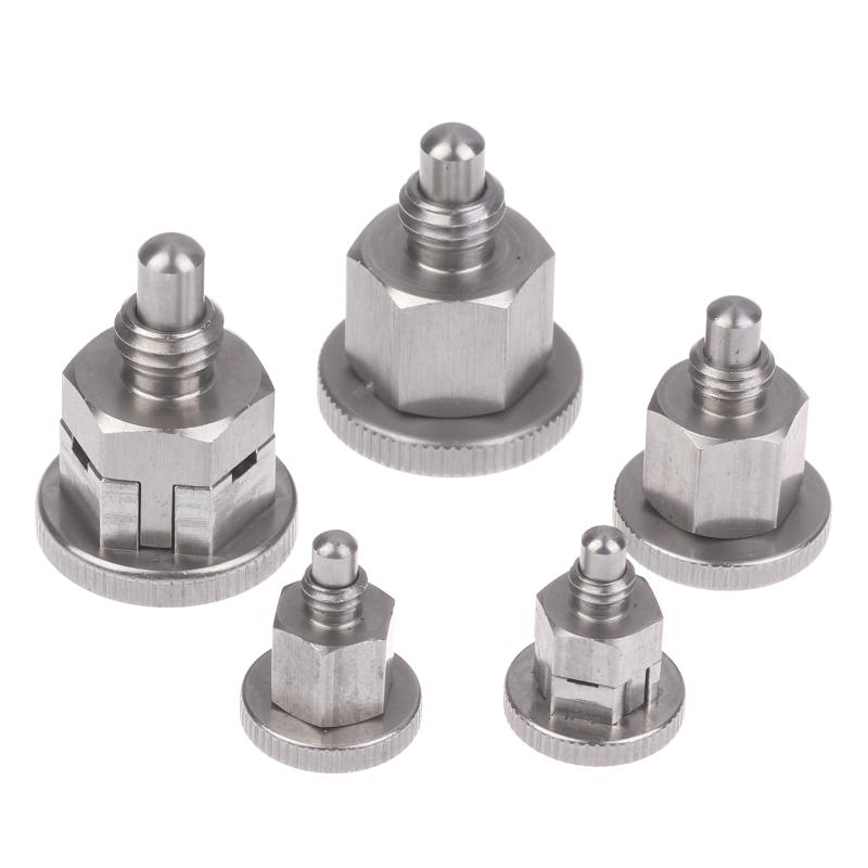 304 Stainless Steel Indexing Pin / Full Knob Plunger Spring Positioning Pin M6 M8 M10 Accessories