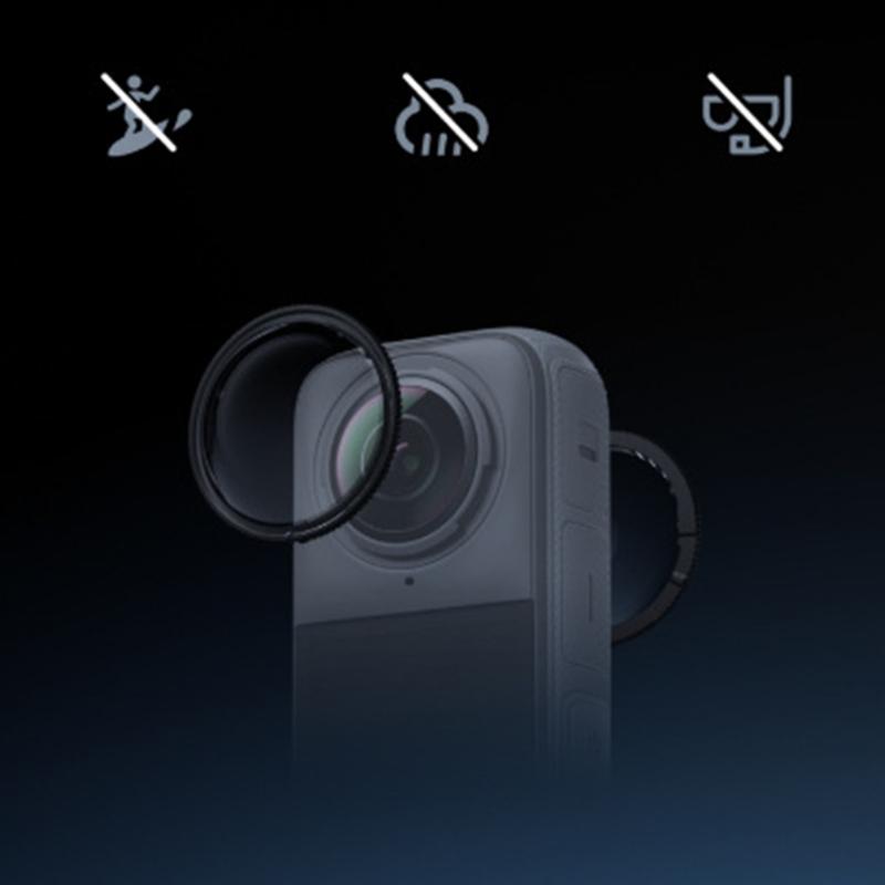 Standardní kryt objektivu pro fotoaparáty X4 Chránič objektivu Ochrana fotoaparátu Snadná instalace a sejmutí pro outdoorové nadšence