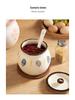 Japanese Ceramic Seasoning Jar with Lid and Spoon - Cute, High-Temperature Resistant Storage for Your Kitchen