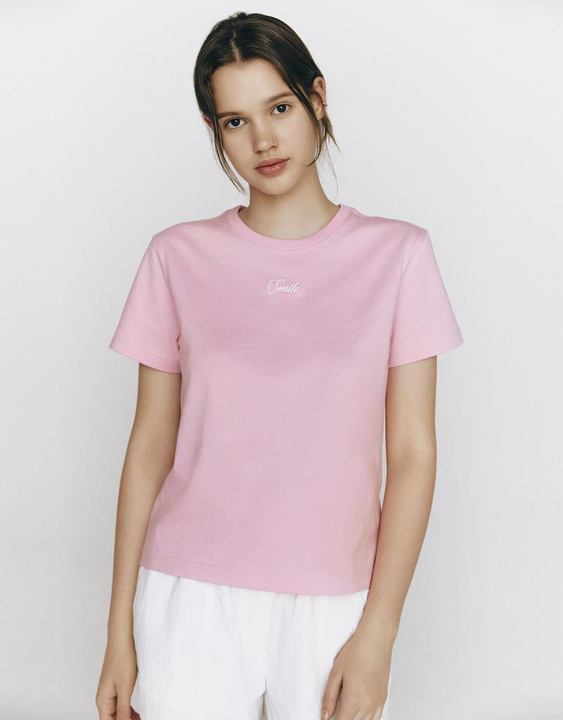 GIORDANO Mini Fit Graphic T-Shirt (Smile) 395509 [6 Colors]