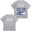 Alex G Artist Tour 2025 T Shirts Colorful Fashion Graphic Print T-shirts Summer Women Causal Tops Unisex Vintage Cotton Tees Y2K