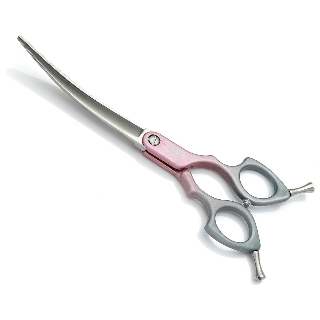 6.5" Colored Pet Grooming Scissors - 9cr18 Stainless Steel, Cat/Dog Hairdressing Shears, Customizable Logo/Pattern