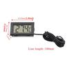 1PC Digital Thermometer Waterproof Freezer Aquarium Thermometer 2 Seconds Refresh Digital Sensor