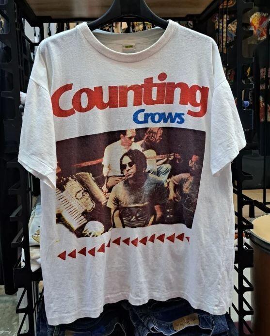 Counting Crows White Short Sleeve Cotton T-shirt Unisex S5XL VM8347 M