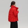 SNOWFLYING Short Collarless Duck Down Jacket