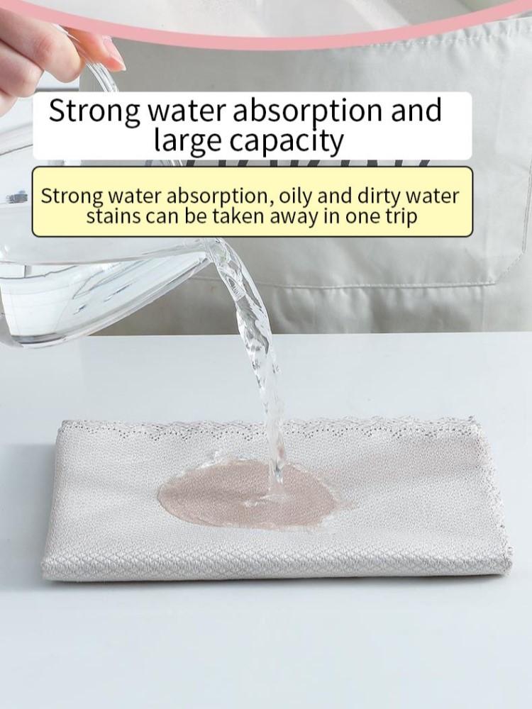 Kitchen Microfiber Fish Scale Towel Cleaning Glass Rag Cleaning Windows Rag Multi-Purpose Super Absorbent Microfiber Fish Scale Towel