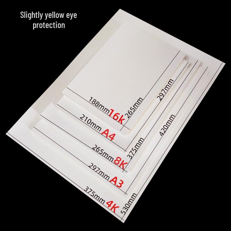8K and 16K Watercolor & Drawing Paper for Children and Art Students - A4, 4K Full Sheets