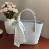 Women's 2025 Large Capacity Pink Handbag - New Style, High-end Texture, Trendy Niche Tote