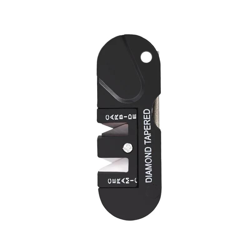 Multifunctional Outdoor Sharpening Tool Diamond Camp Gear Hike Tungsten Ceramic Sharpener Fish Hook Pocket Carbide Whetstone