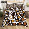 Cowhide Duvet Cover Set King Size Patchwork Cow Fur Print Farm Animal Bedding Set Microfiber Western Farmhouse Style Quilt Cover