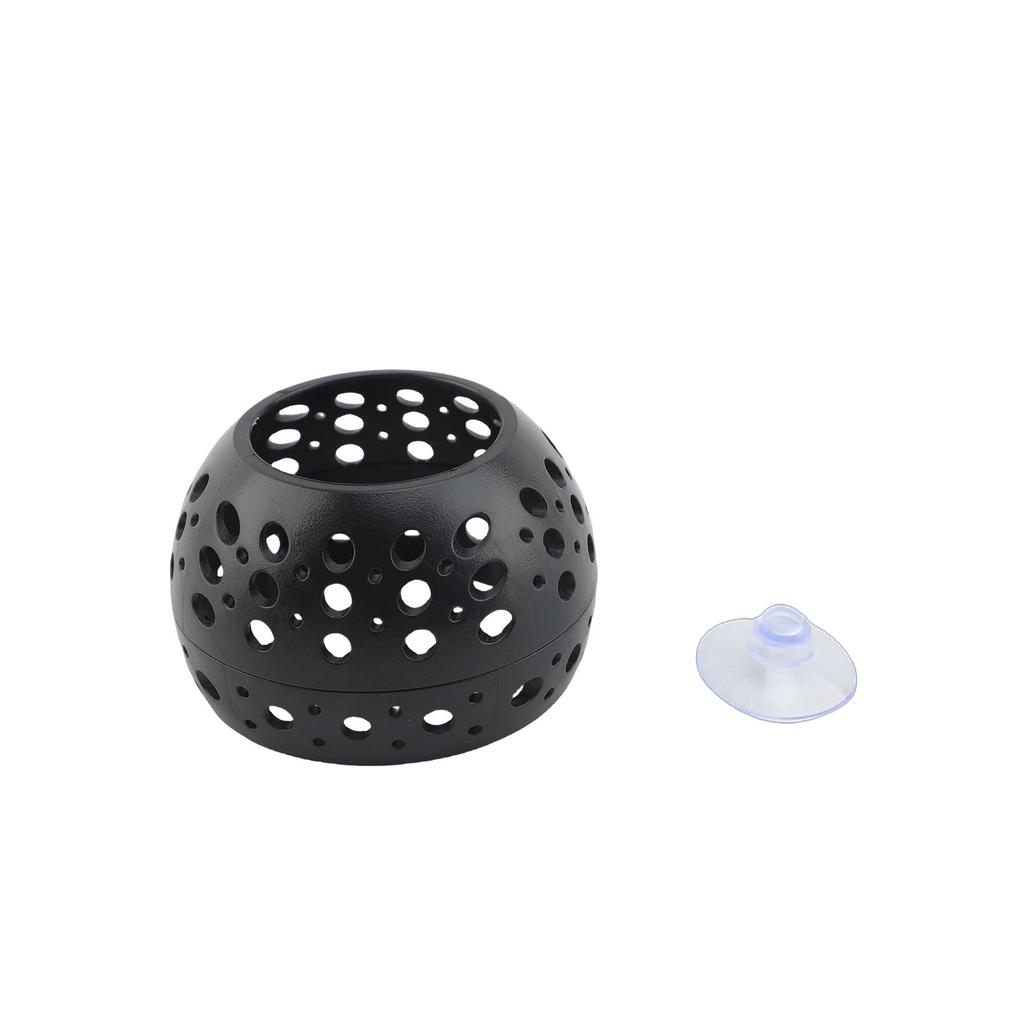 Aquarium Fish with Suction Cup Plastic Easy Cleaning Fish Tunnel Cave Ornament for Small Fish Shrimp