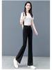 Women's Summer Lyocell Tencel High-Waisted Micro-Flare Jeans - Slimming, Elastic, Bell Bottom, Nine-Tenth Length, 2026 Style