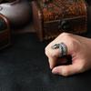 Retro Style Python Ring, Niche Men's Open-end Ring, Adjustable Ring