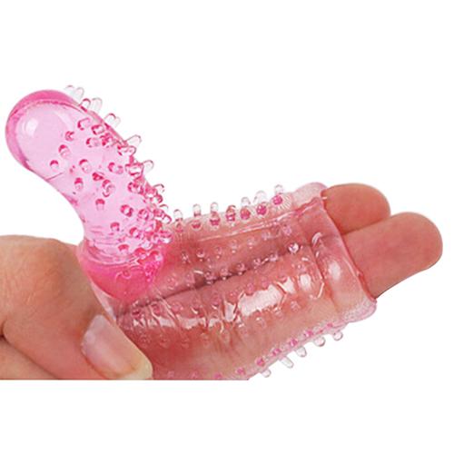 Penis Sleeves Silicone Finger Cock Ring Penis Lesbian Sex Toys for man Adult Product nice choice to as a gift for yourself