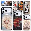 Capa Case for iPhone 17 Air 16 Pro Max 15 Plus 11 13 Mini 14 12 Back Phone Cover Anime Fox
