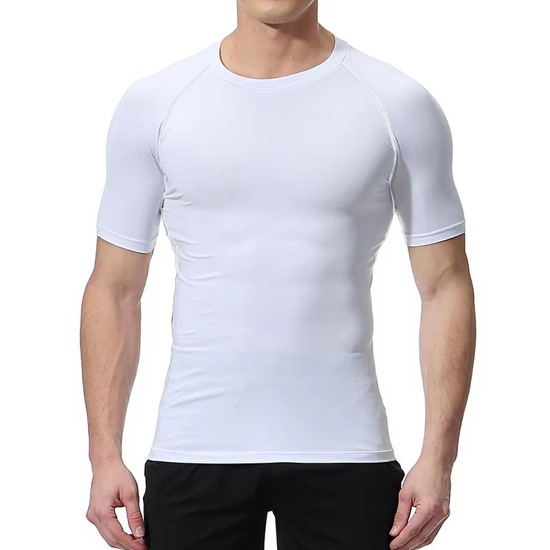 Graphic Print Men's Compression Shirt Quick Dry | Gym Workout Running Fitness Baselayer Top RL000483