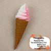 Synthetic Ice Cream Cones & Cups: Decorative Dessert Props for Photography
