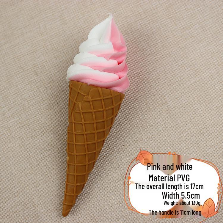 Synthetic Ice Cream Cones & Cups: Decorative Dessert Props for Photography