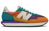 Women's Sneakers New Balance 237 Vintage Orange Team Teal Women's