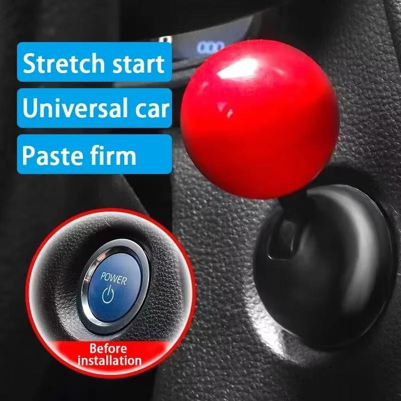 Decoration Car Start Button Joystick Push To Start Buttons Durable Car Ignition Button Protector Auto Engine Start Stop Joystick
