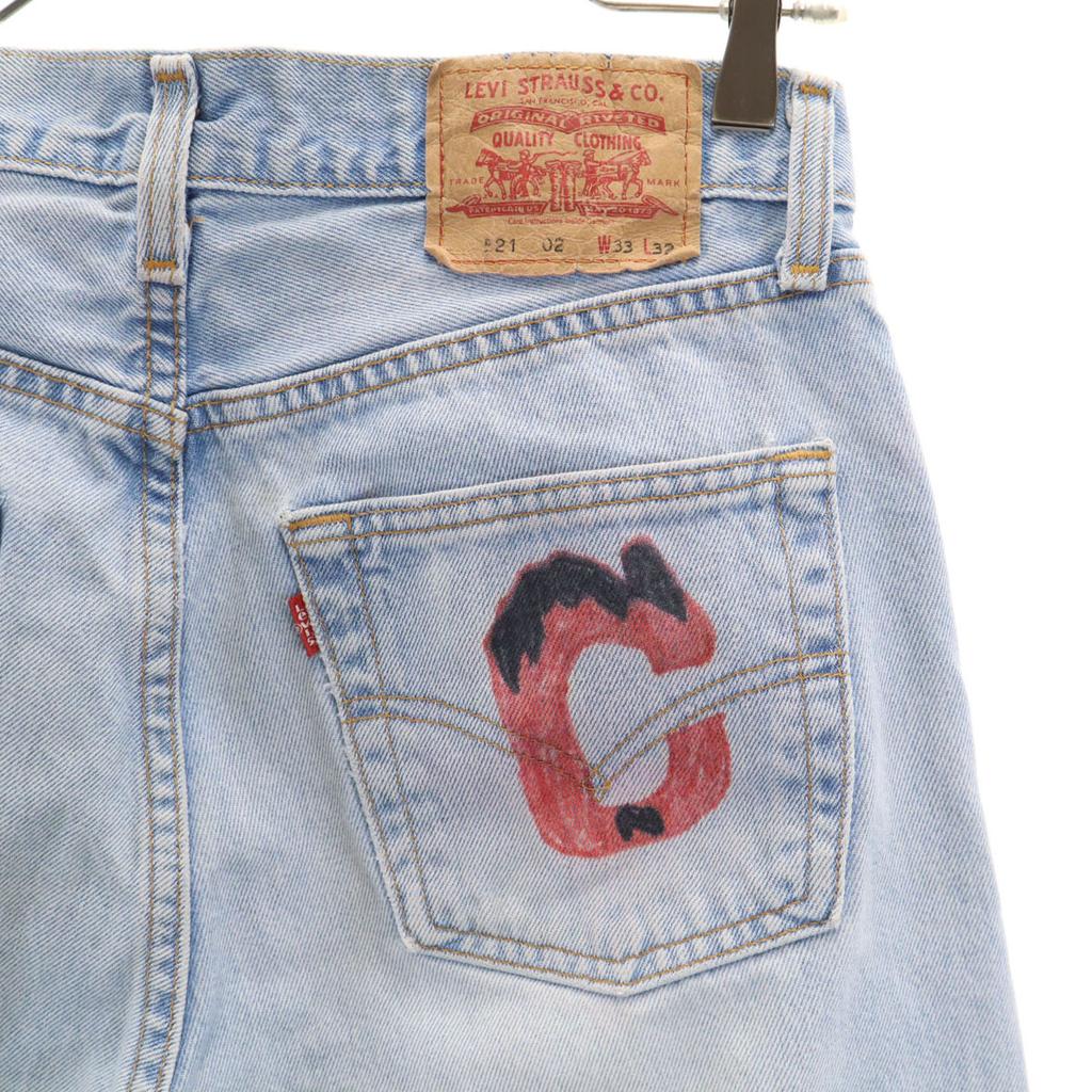 Levi's 521 Denim pants W33 Wash blue jeans Men's Used