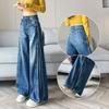Women's High Waist Wide Leg Jeans Baggy Straight Denim Pants Casual Fall Trousers